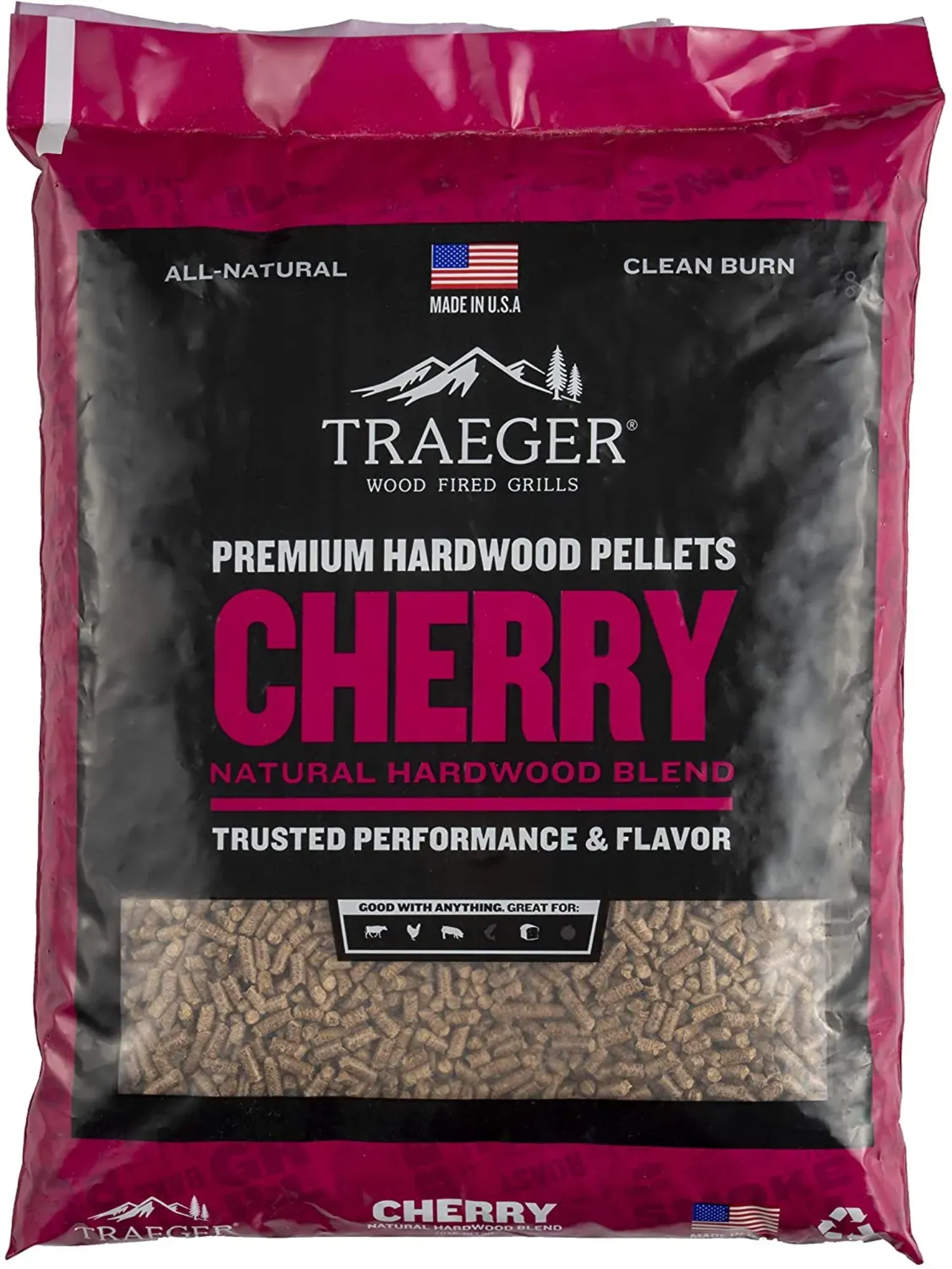 Picture of Traeger BBQ Wood Pellets Cherry Flavour - PEL339