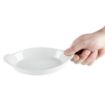 Picture of Olympia Whiteware Oval Eared Dishes 204mm (Pack of 6) - W441