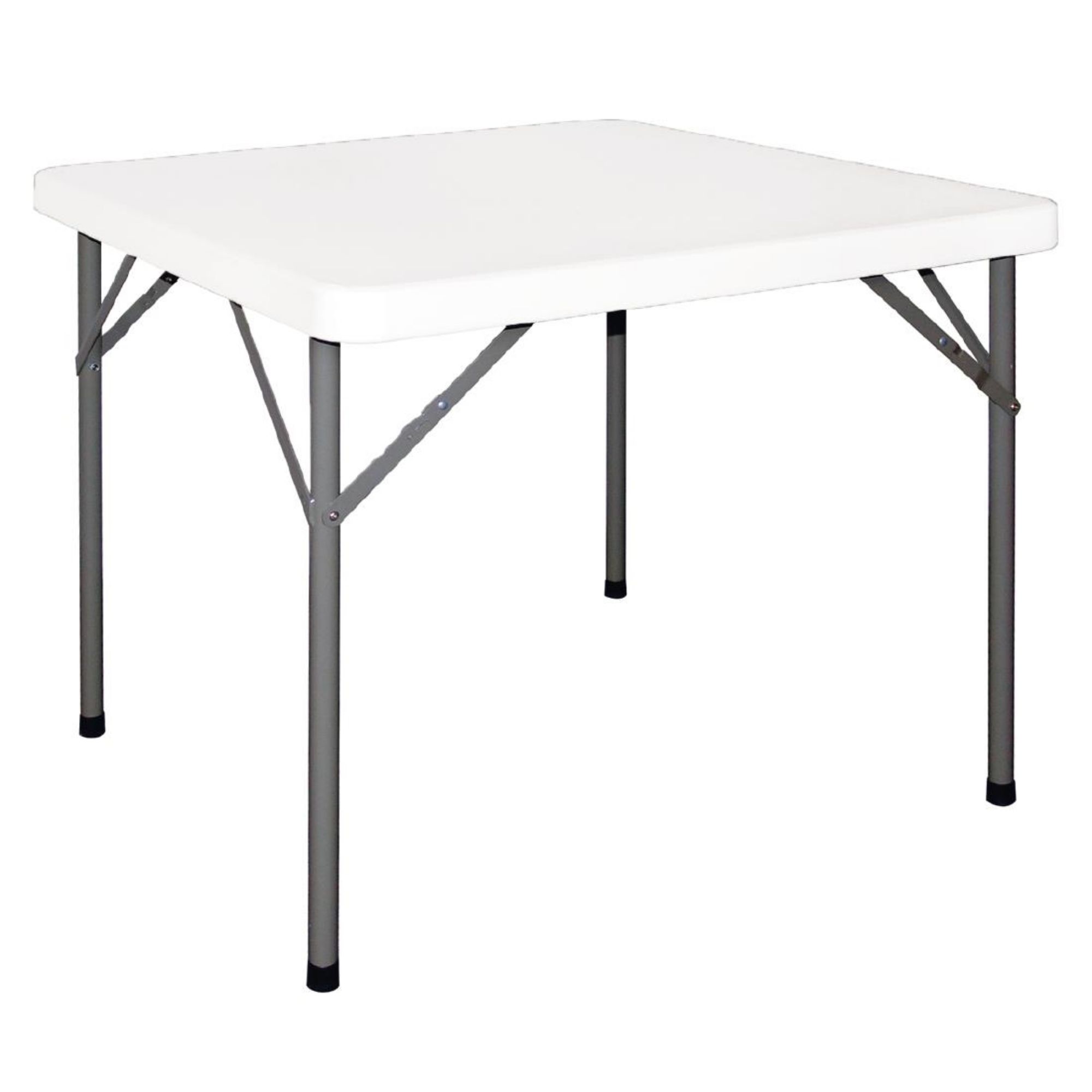 Picture of Bolero HDPE Square Folding Table 3ft White (Single) - Y807