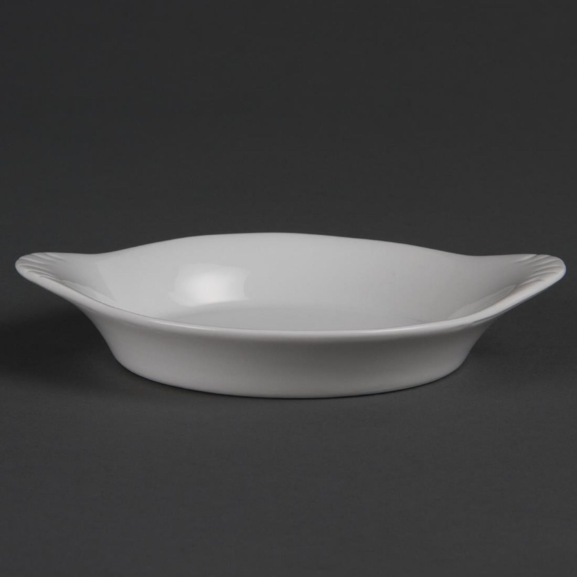 Picture of Olympia Whiteware Round Eared Dishes 156x 126mm (Pack of 6) - W443