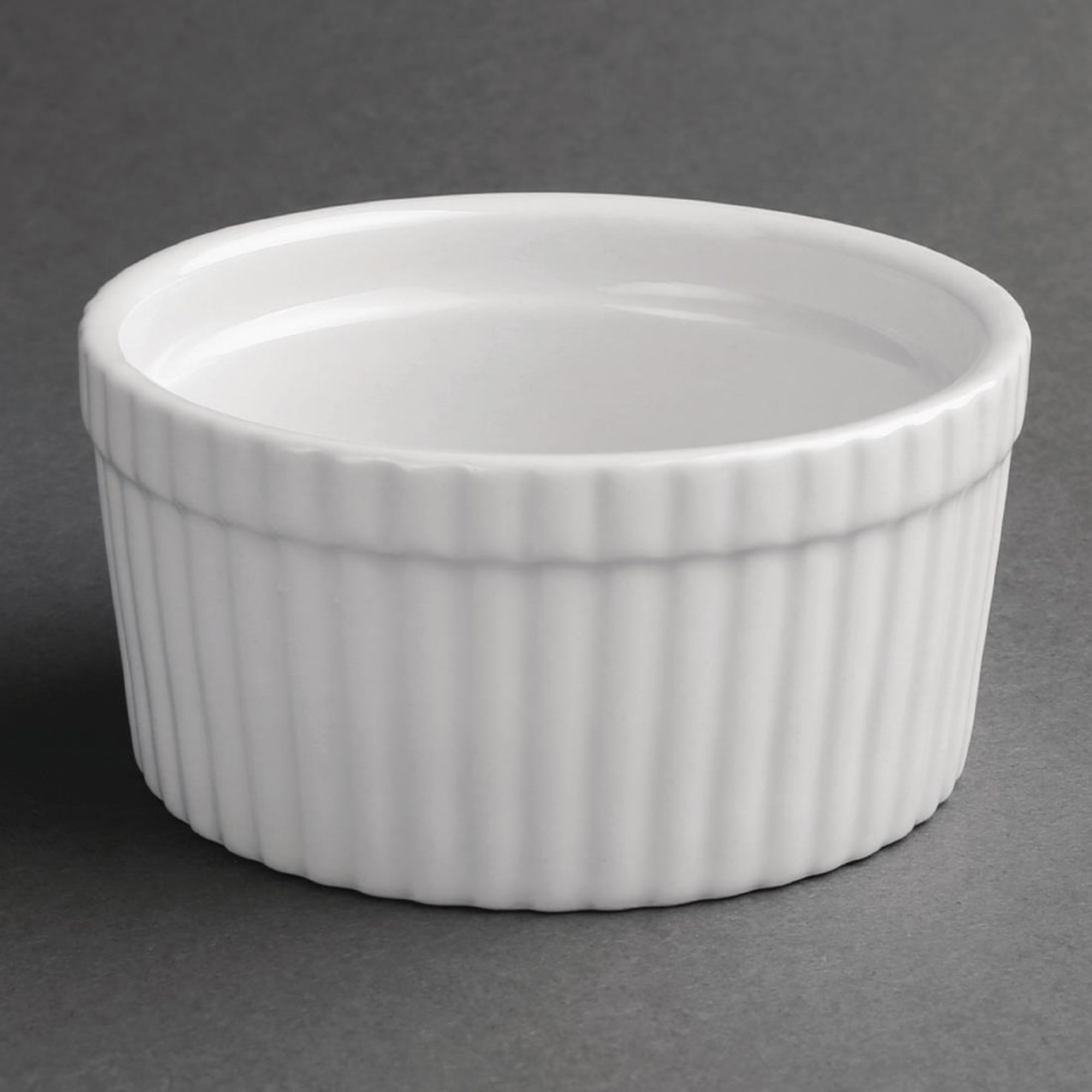 Picture of Olympia Whiteware Souffle Dishes 105mm (Pack of 6) - W431