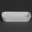 Picture of Olympia Whiteware Rectangular Hors d'Oeuvre Dishes 185mm (Pack of 6) - W425