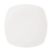 Picture of Churchill Plain Whiteware X Squared Plates 252mm (Pack of 12) - W889