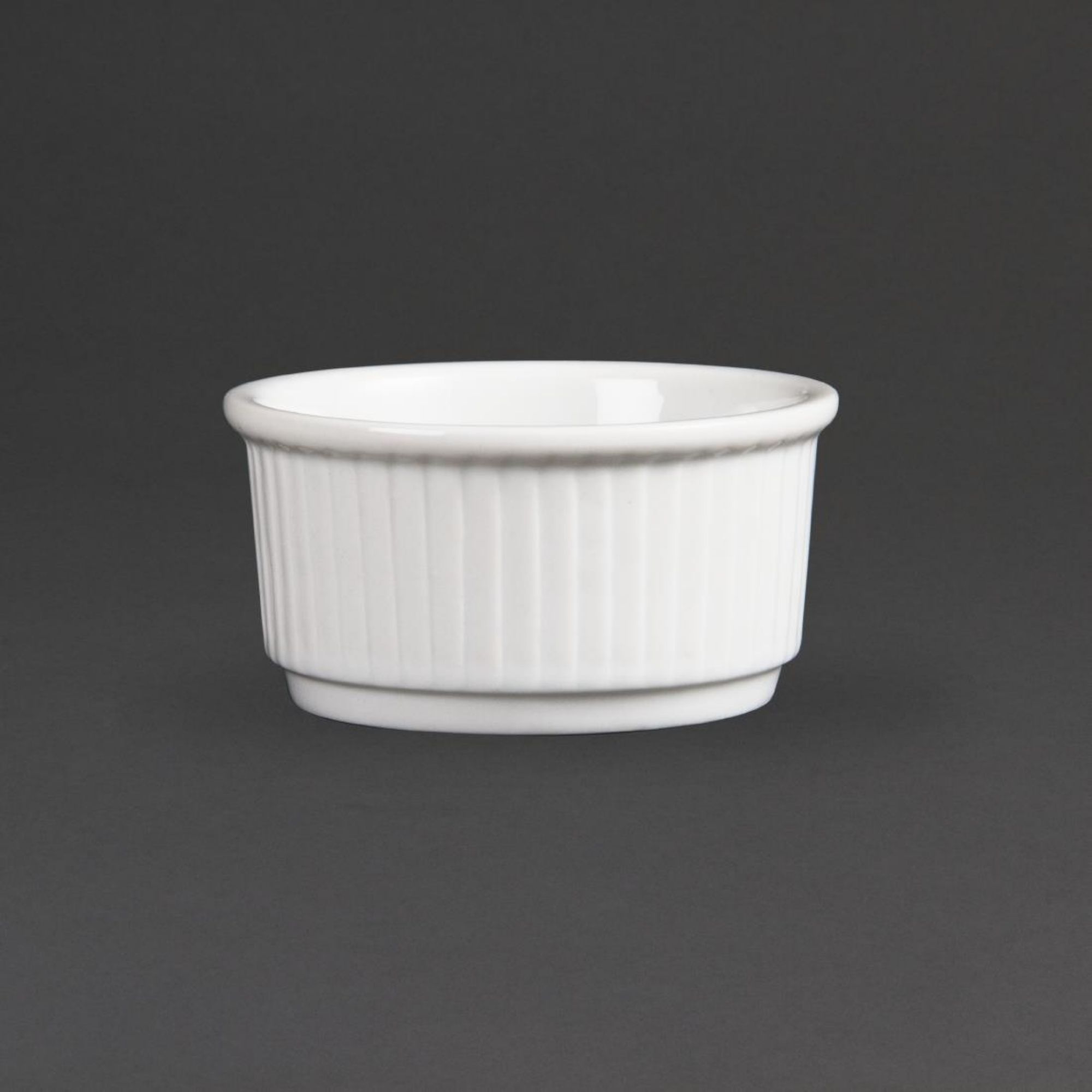 Picture of Olympia Whiteware Stacking Ramekins 85mm (Pack of 12) - W421