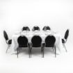 Picture of Bolero PE Rectangular Folding Table White 6ft (Single) - U579