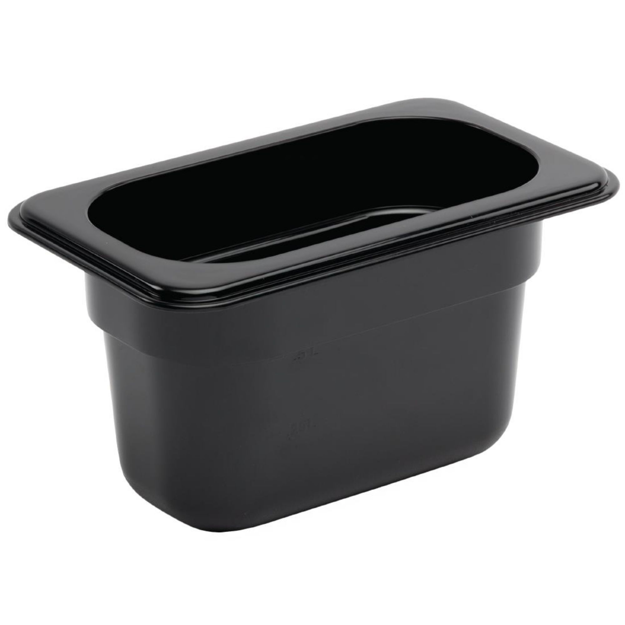 Picture of Vogue Polycarbonate 1/9 Gastronorm Container 100mm Black - U473
