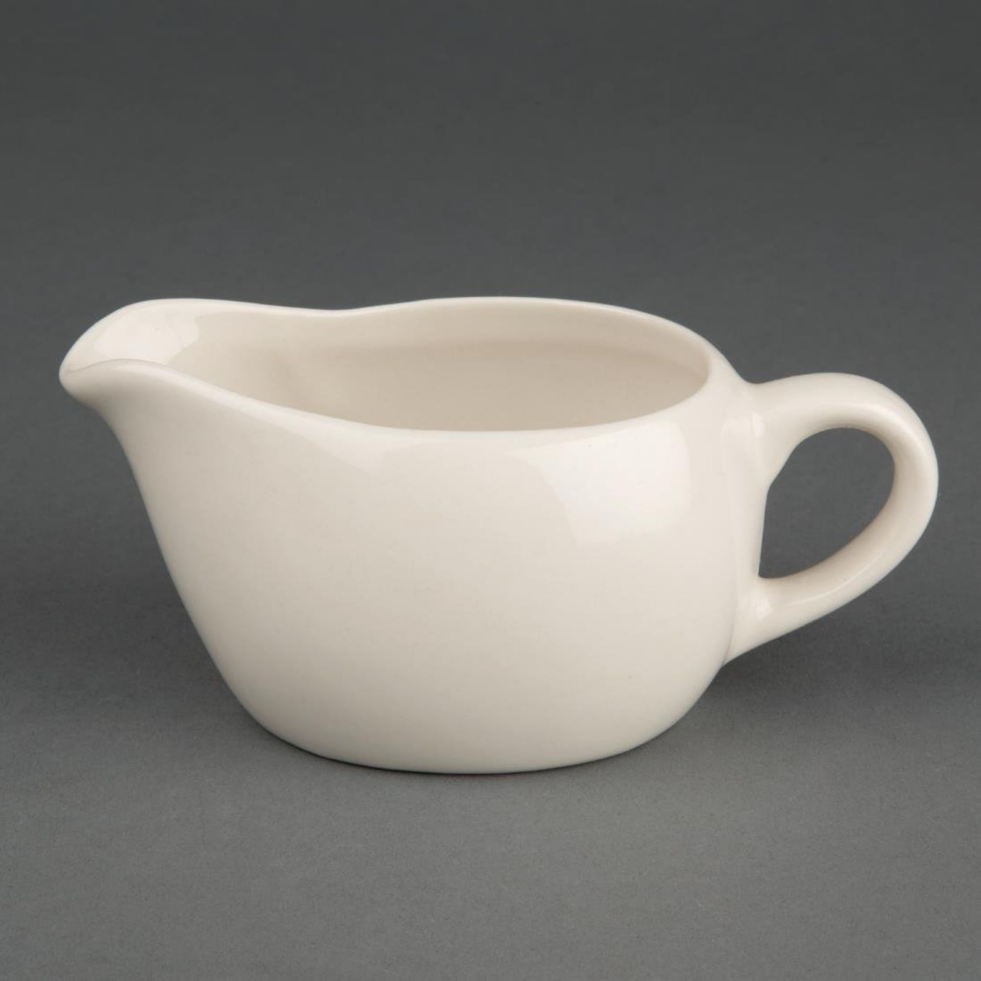 Picture of Olympia Ivory Sauce Boats 160ml 5.5oz (Pack of 6) - U146