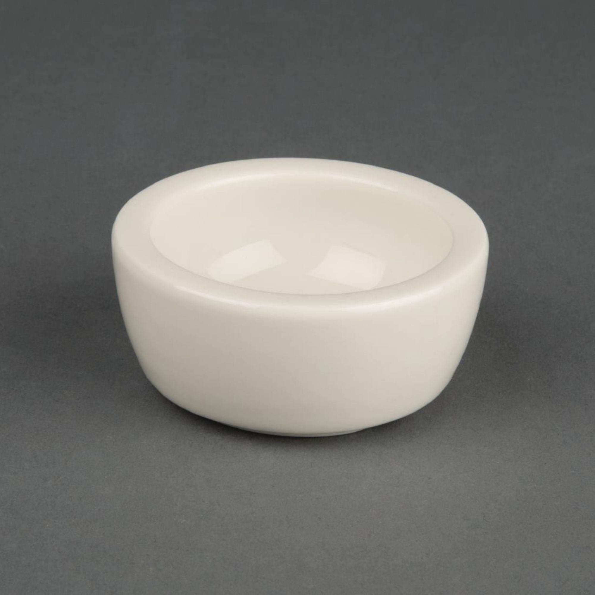 Picture of Olympia Ivory Butter Dish 56mm (Pack of 12) - U151