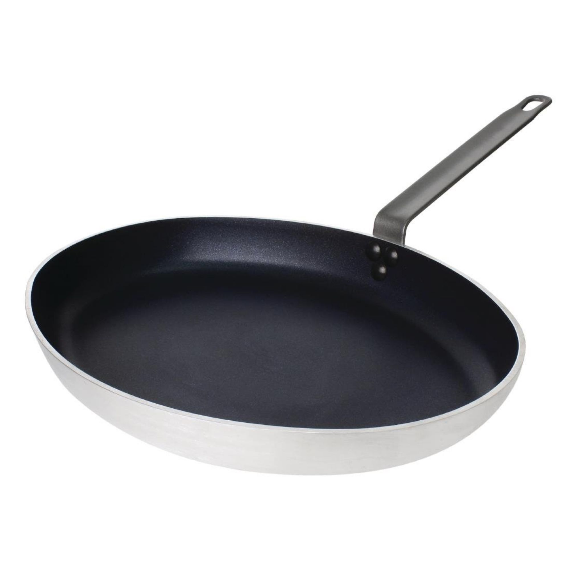 Picture of Vogue Aluminium Non-Stick Teflon Platinum Plus Oval Frying Pan 40cm - T370