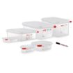 Picture of Araven Polypropylene 1/3 Gastronorm Food Container 6Ltr (Pack of 4) - T987
