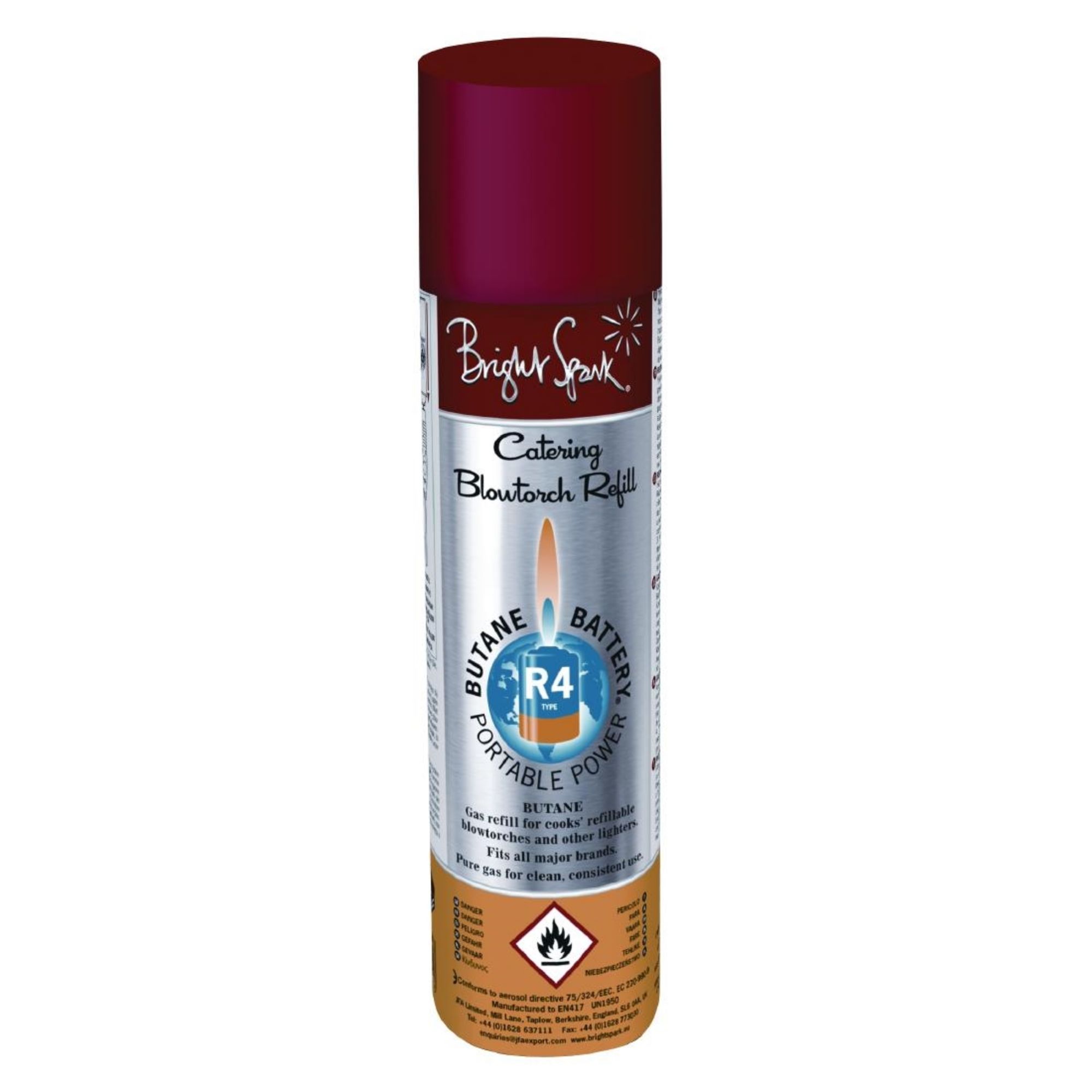 Picture of Bright Spark Butane Lighter Fuel 125g - T271