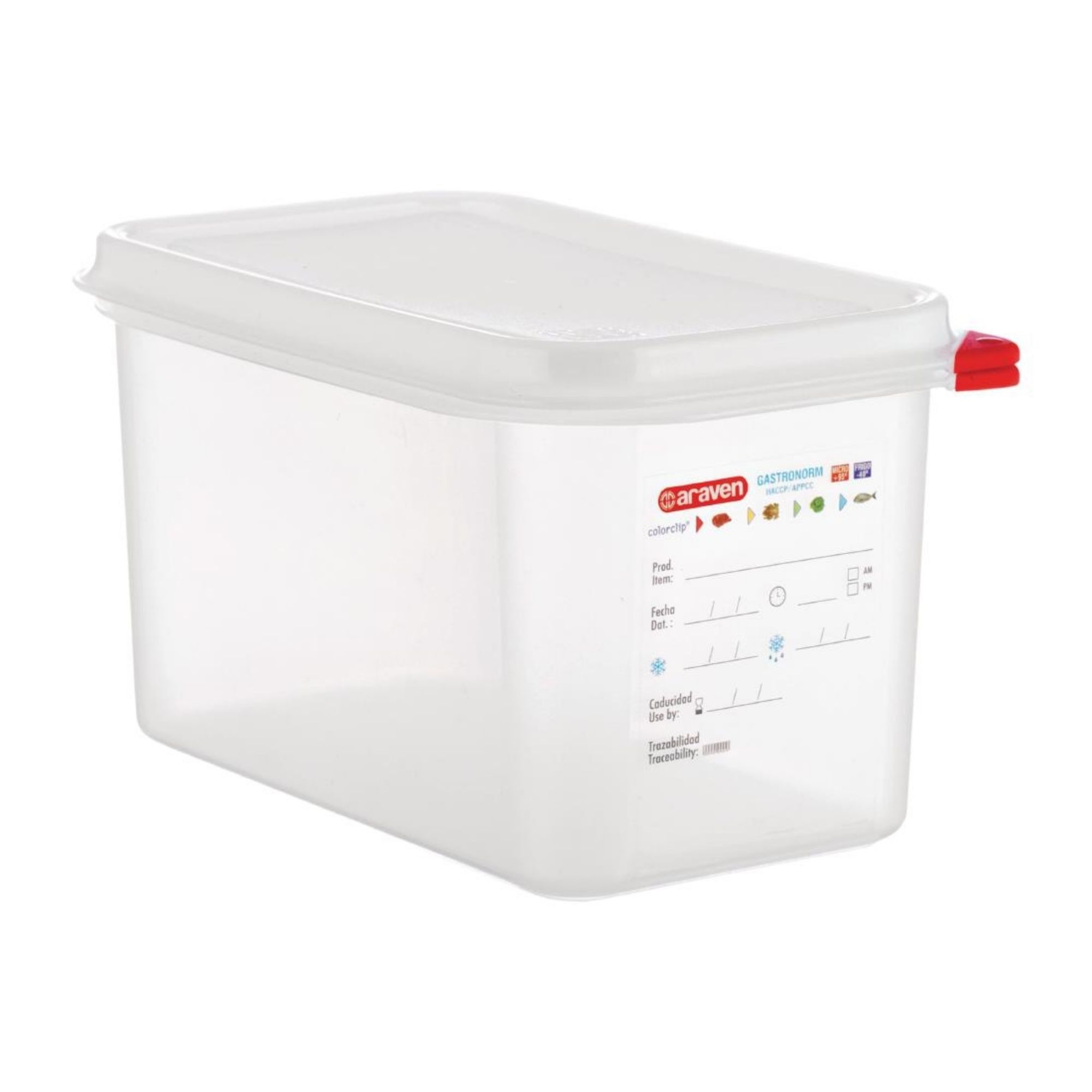 Picture of Araven Polypropylene 1/4 Gastronorm Food Containers 4.3Ltr (Pack of 4) - T985