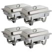 Picture of Olympia Milan Chafing Set 1/1 GN (Pack of 4) - S299