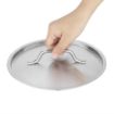 Picture of Vogue Stainless Steel Saucepan Lid 20cm - M949