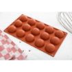 Picture of Pavoni Formaflex Silicone Half Sphere Mould 15 Cup - N936