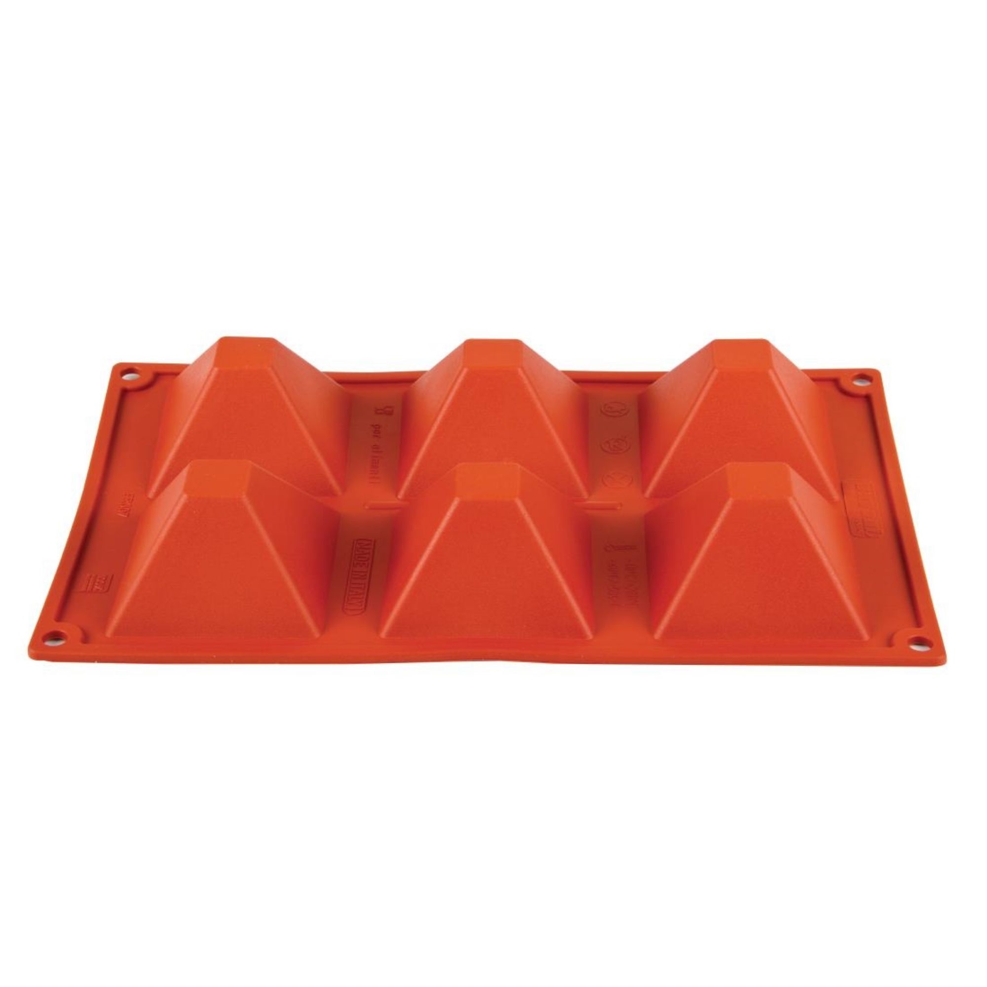Picture of Pavoni Formaflex Silicone Pyramid Mould 6 Cup - N943