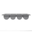 Picture of Olympia Kristallon Stackable PP Large Cutlery Tray - J850