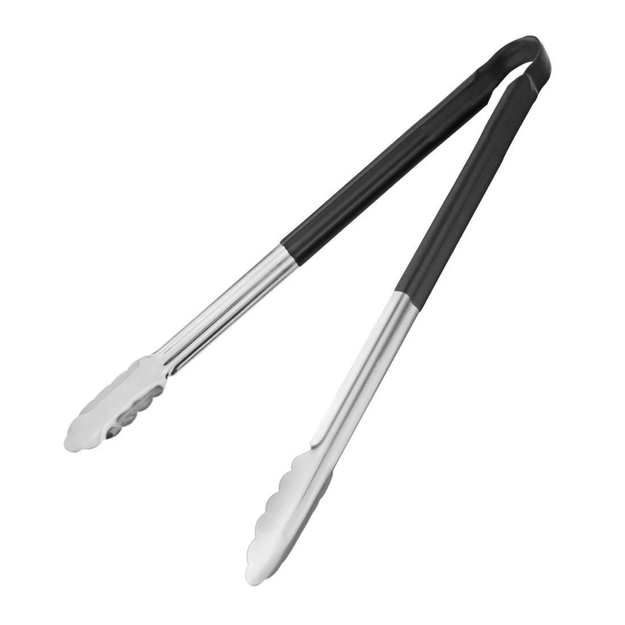 Picture of Hygiplas Colour Coded Serving Tong Black 405mm - HC848