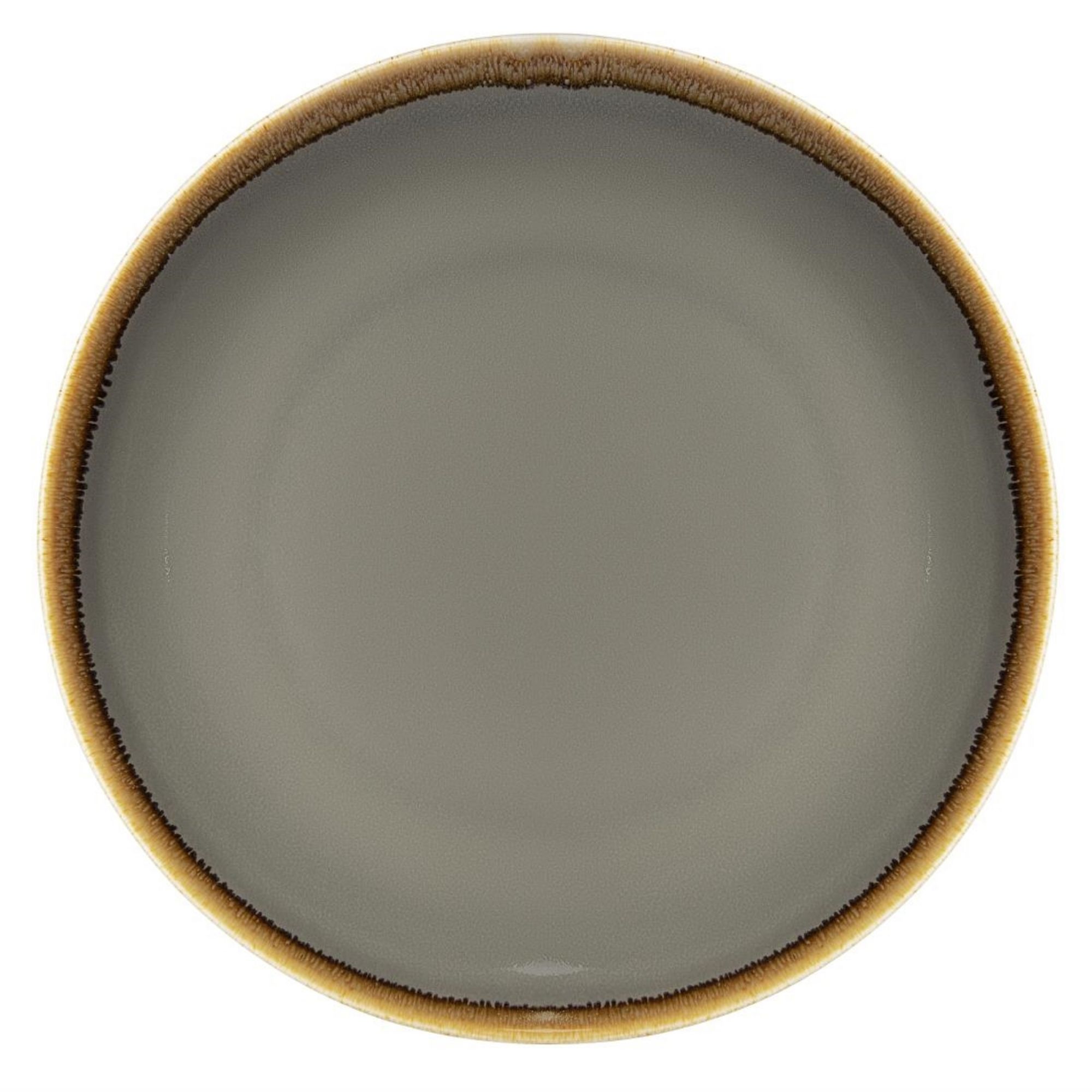 Picture of Olympia Kiln Round Coupe Plate Smoke 280mm (4 Pack) - HC386