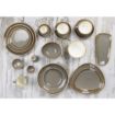 Picture of Olympia Kiln Round Coupe Plate Smoke 280mm (4 Pack) - HC386