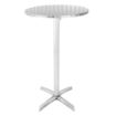 Picture of Bolero Round Flip Top Poseur Table Stainless Steel 600mm - GR396