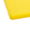 Picture of Hygiplas Low Density Antibacterial Chopping Board Yellow 450x300x10mm - HC861
