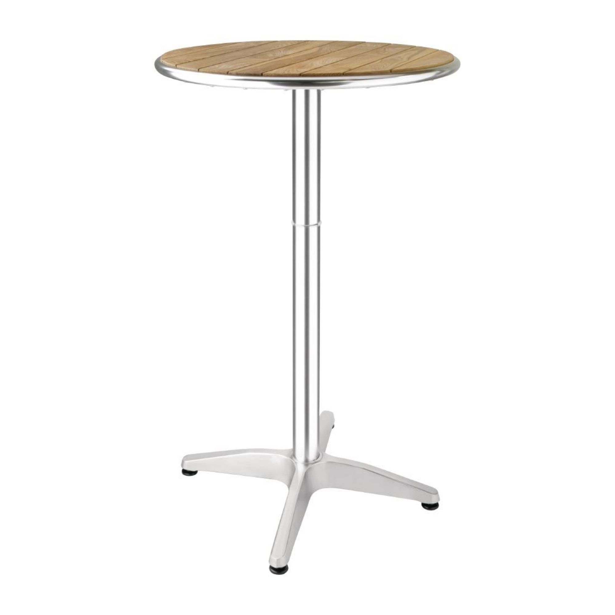 Picture of Bolero Ash Round Poseur Height Table 600mm - GR332