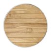 Picture of Bolero Ash Round Poseur Height Table 600mm - GR332