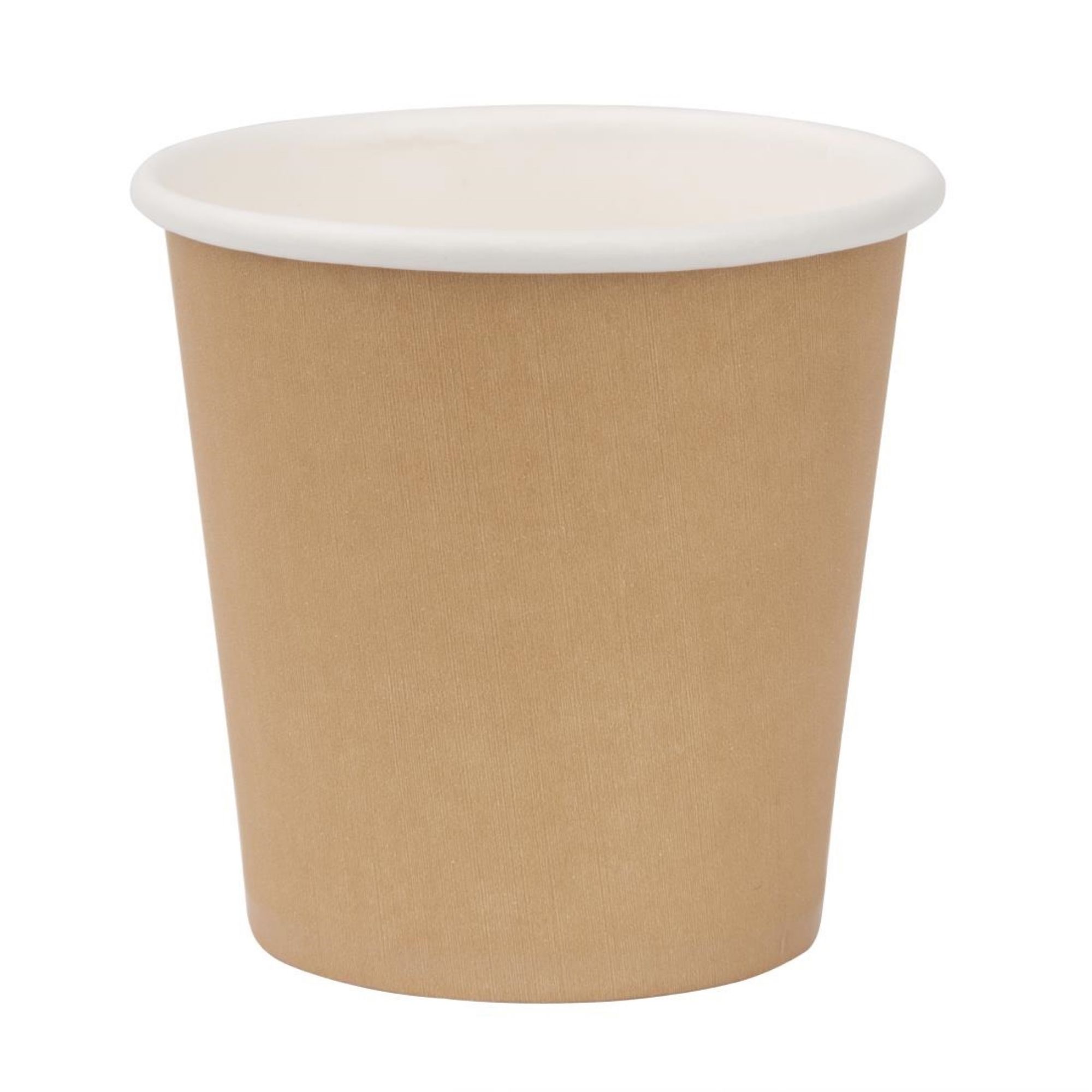 Picture of Fiesta Recyclable Espresso Cups Single Wall Kraft 114ml / 4oz (Pack of 1000) - GP447