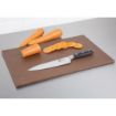 Picture of Hygiplas Low Density Antibacterial Chopping Board Brown 450x300x10mm - HC857