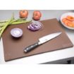 Picture of Hygiplas Low Density Antibacterial Chopping Board Brown 450x300x10mm - HC857