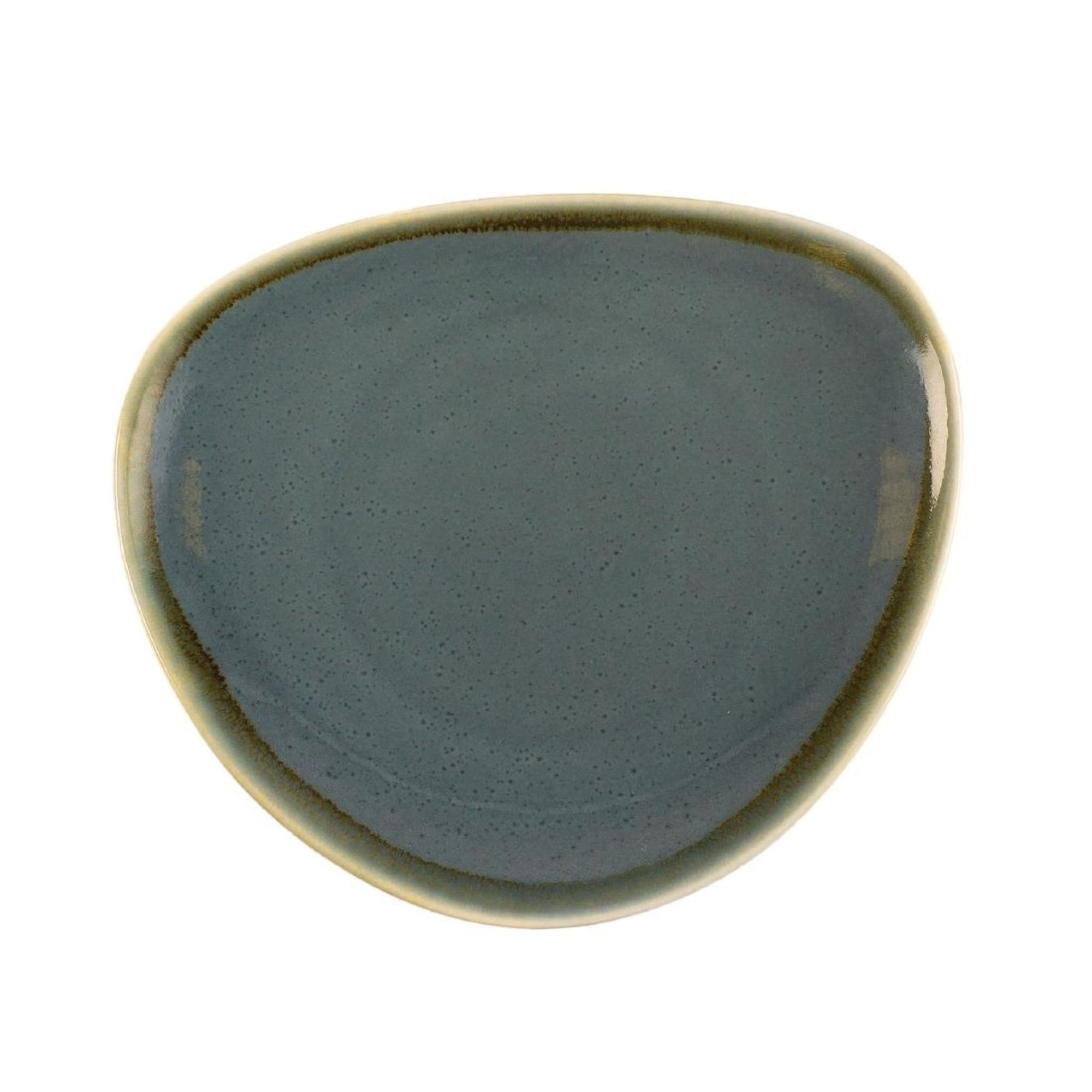 Picture of Olympia Kiln Triangular Side Plate Ocean 165mm (Pack of 6) - GP341