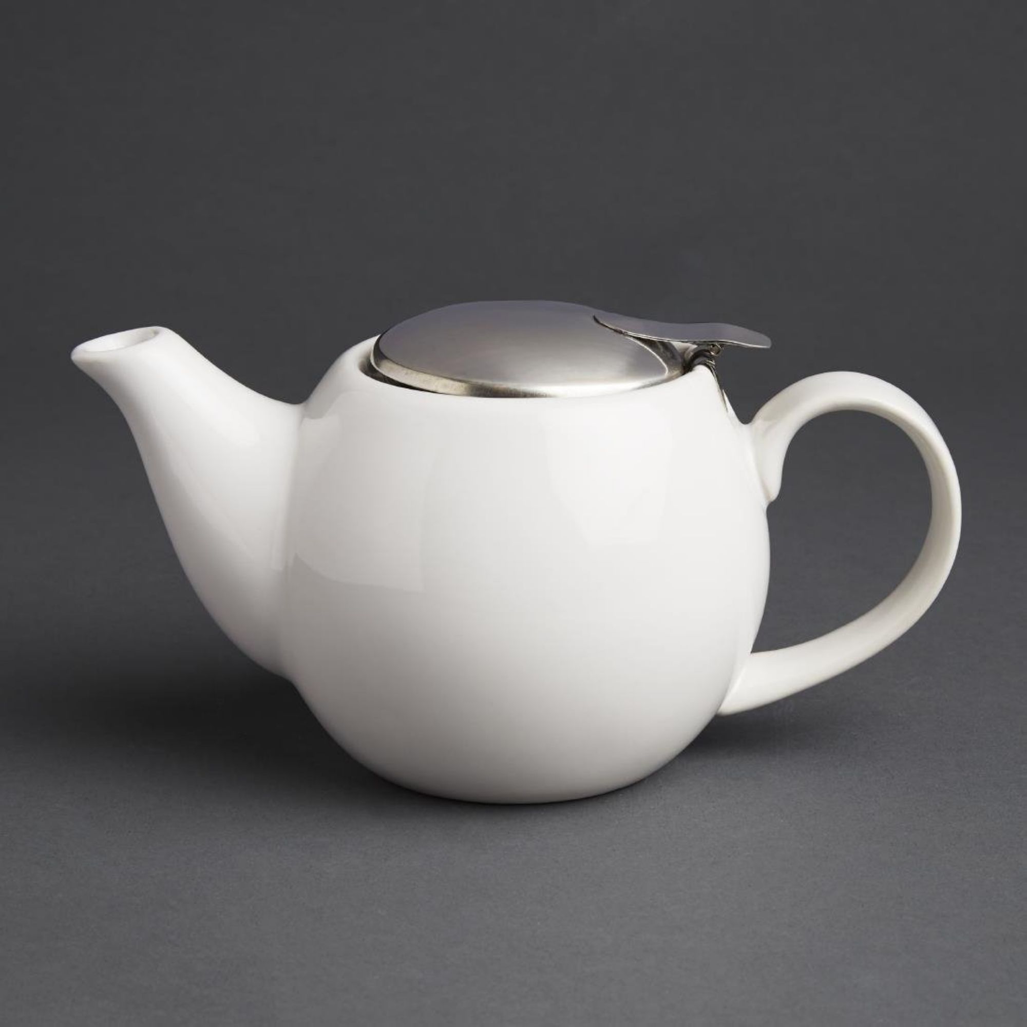 Picture of Olympia Cafe Teapot White - 510ml 17.2fl oz (Box 1) - GM593