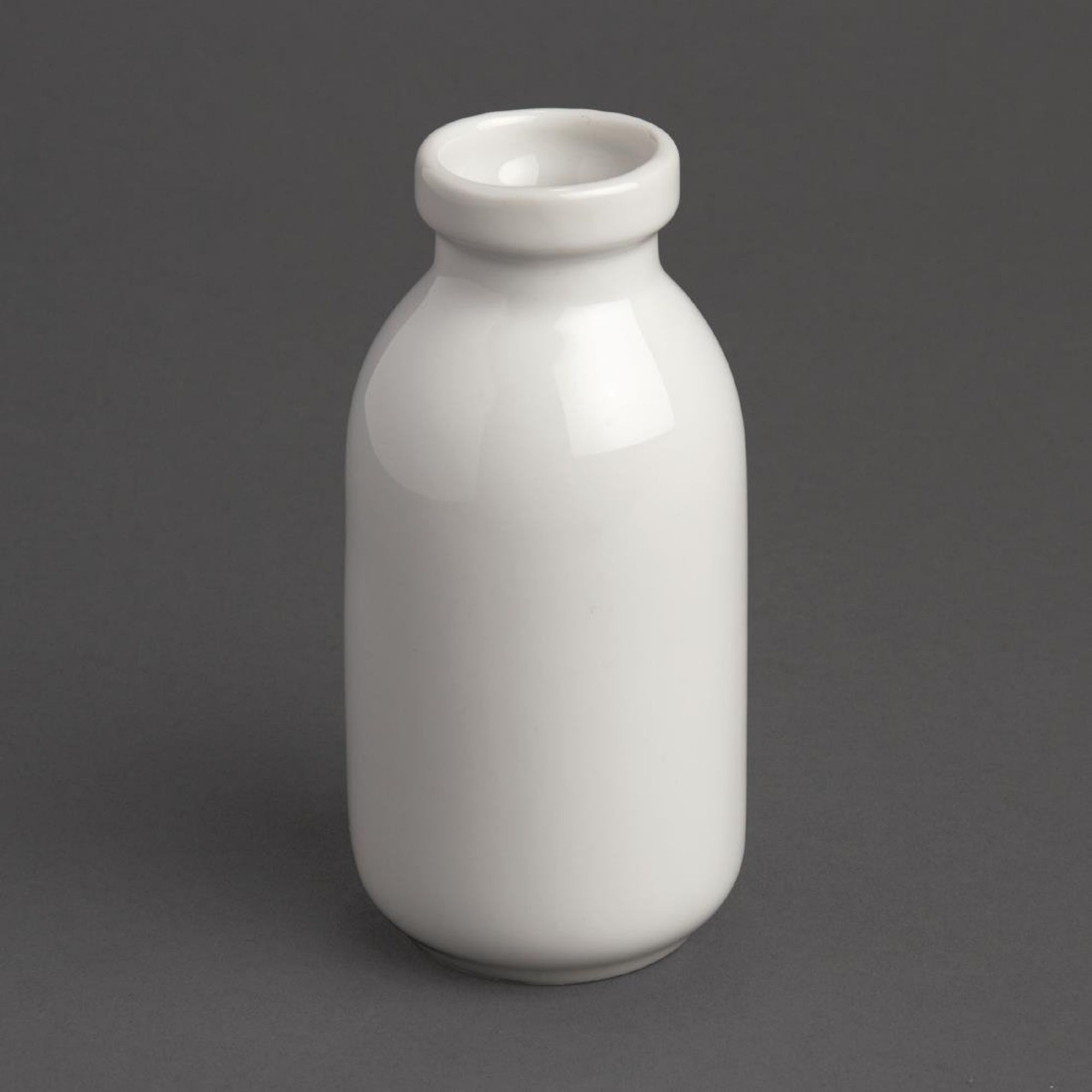 Picture of Olympia Whiteware White Mini Milk Bottle 145ml (Pack of 12) - GM368