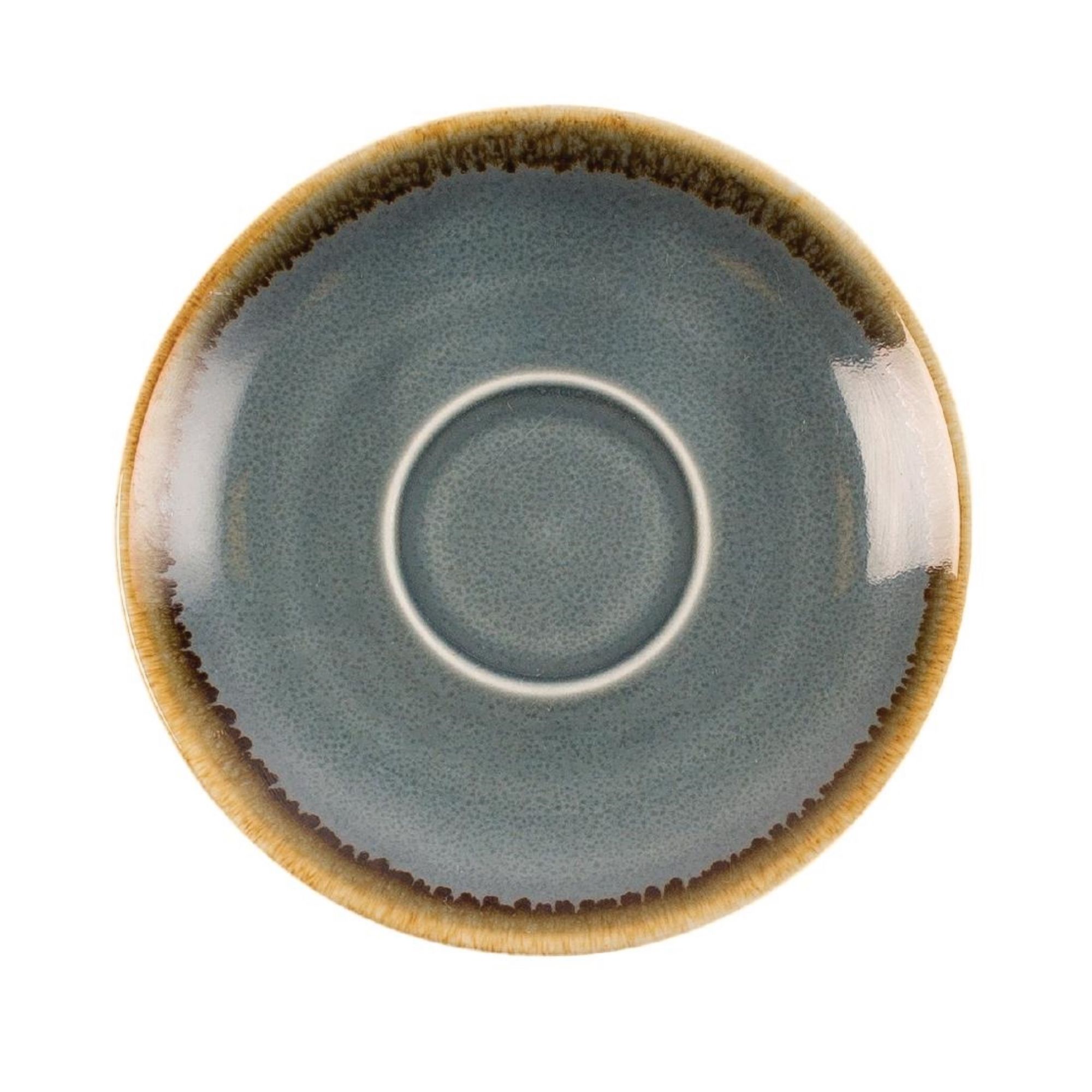 Picture of Olympia Kiln Espresso Saucer Ocean (Pack of 6) - GP345