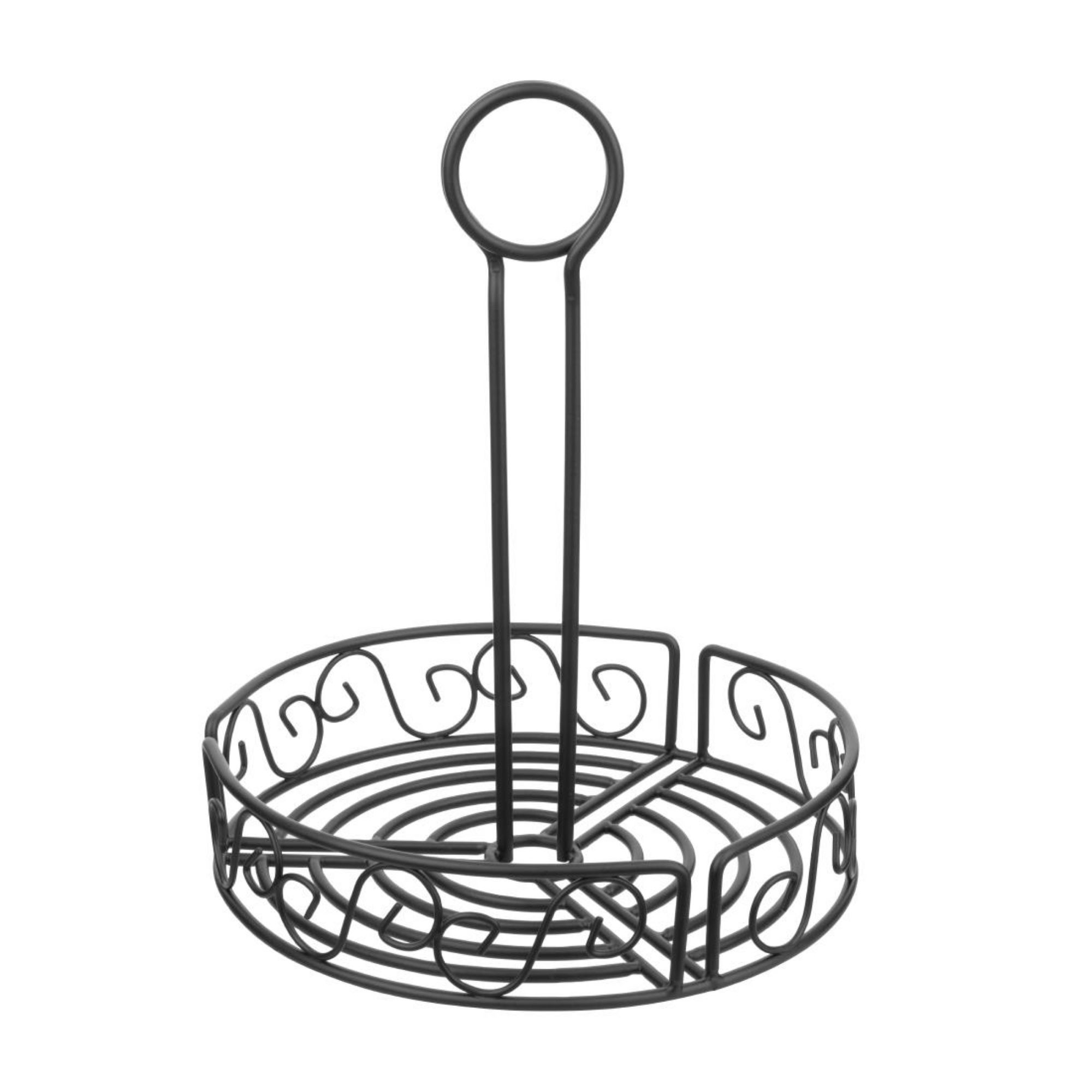 Picture of Olympia Wire Condiment Holder Black - GM245