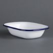 Picture of Olympia Enamel Pie Dishes Rectangular 180 x 135mm (Pack of 6) - GM511