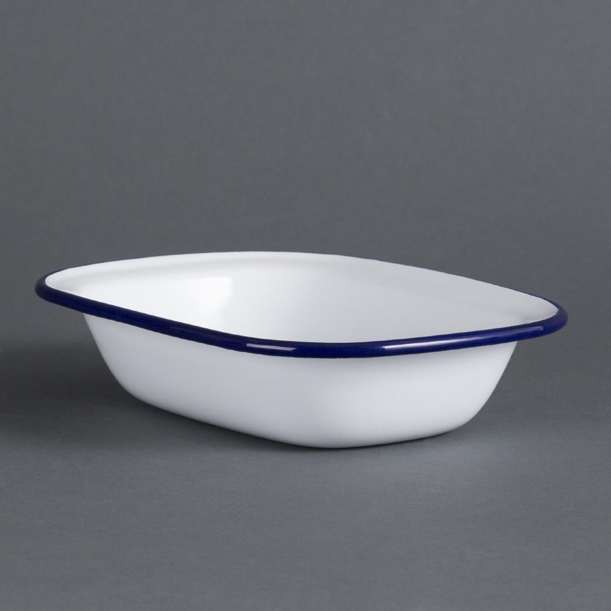 Picture of Olympia Enamel Pie Dishes Rectangular 180 x 135mm (Pack of 6) - GM511
