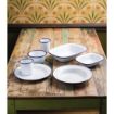Picture of Olympia Enamel Pie Dishes Rectangular 180 x 135mm (Pack of 6) - GM511