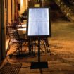 Picture of Securit LED Menu Display Case Black - GL110