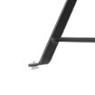 Picture of Bolero Black Square Pavement Style Steel Table - GK989