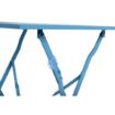 Picture of Bolero Pavement Style Square Steel Table Seaside Blue 600mm - GK985