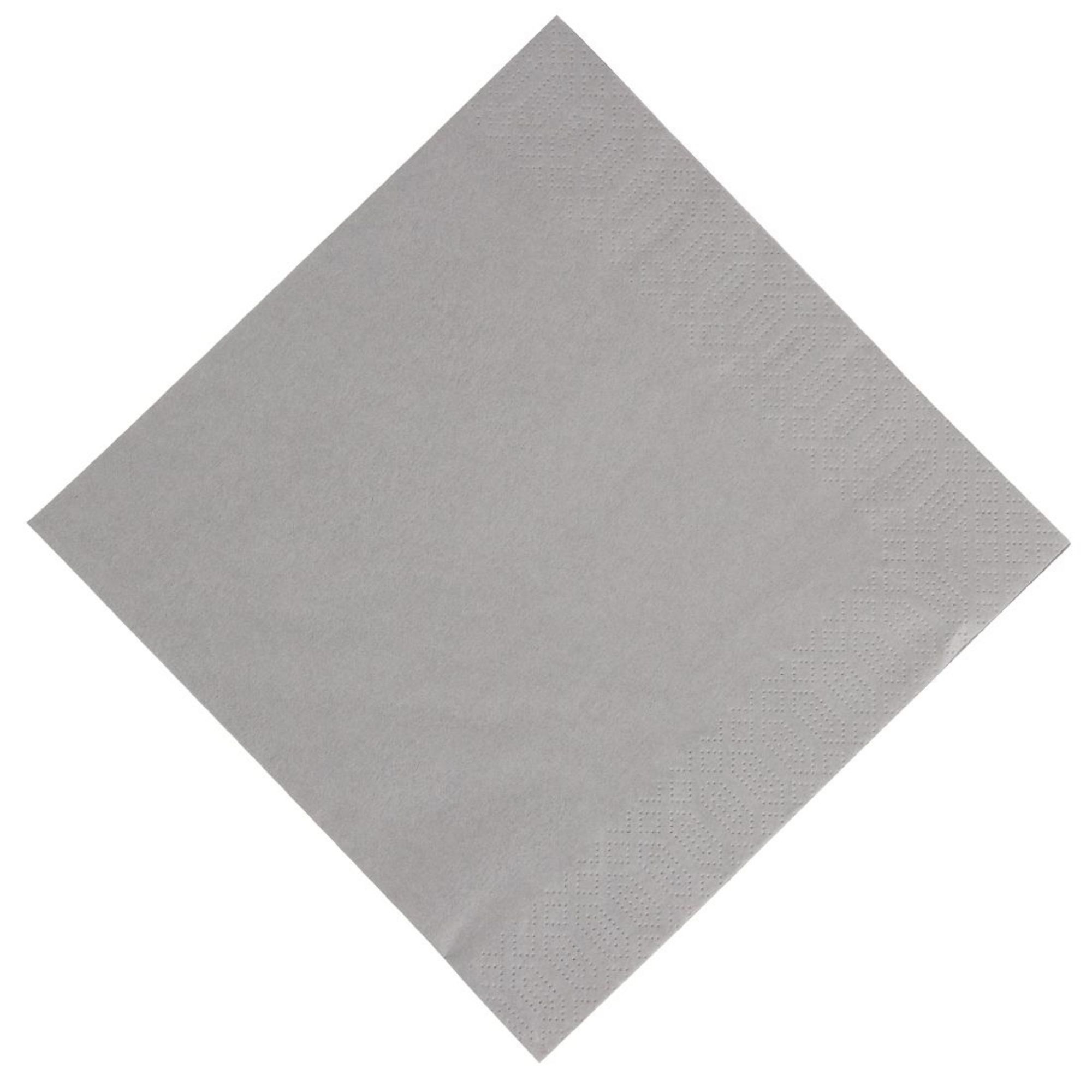 Picture of Duni Dinner Napkin Granite Grey 40x40cm 3ply 1/4 Fold (Pack of 1000) - GJ114