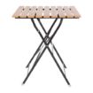 Picture of Bolero Faux Wood Bistro Table Square 600mm - GJ765