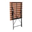 Picture of Bolero Faux Wood Bistro Table Square 600mm - GJ765