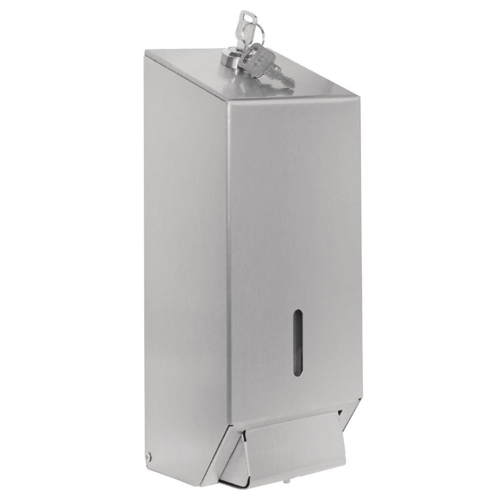 Picture of Jantex Stainless Steel Soap and Hand Sanitiser Dispenser 1 Litre - GJ034