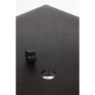 Picture of Black Square Table with Aluminium Legs 750mm - GJ970