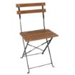 Picture of GJ766 - Bolero Faux Wood Bistro Chair (Pack 2) - GJ766