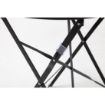 Picture of Bolero Black Pavement Style Steel Table 595mm - GH558