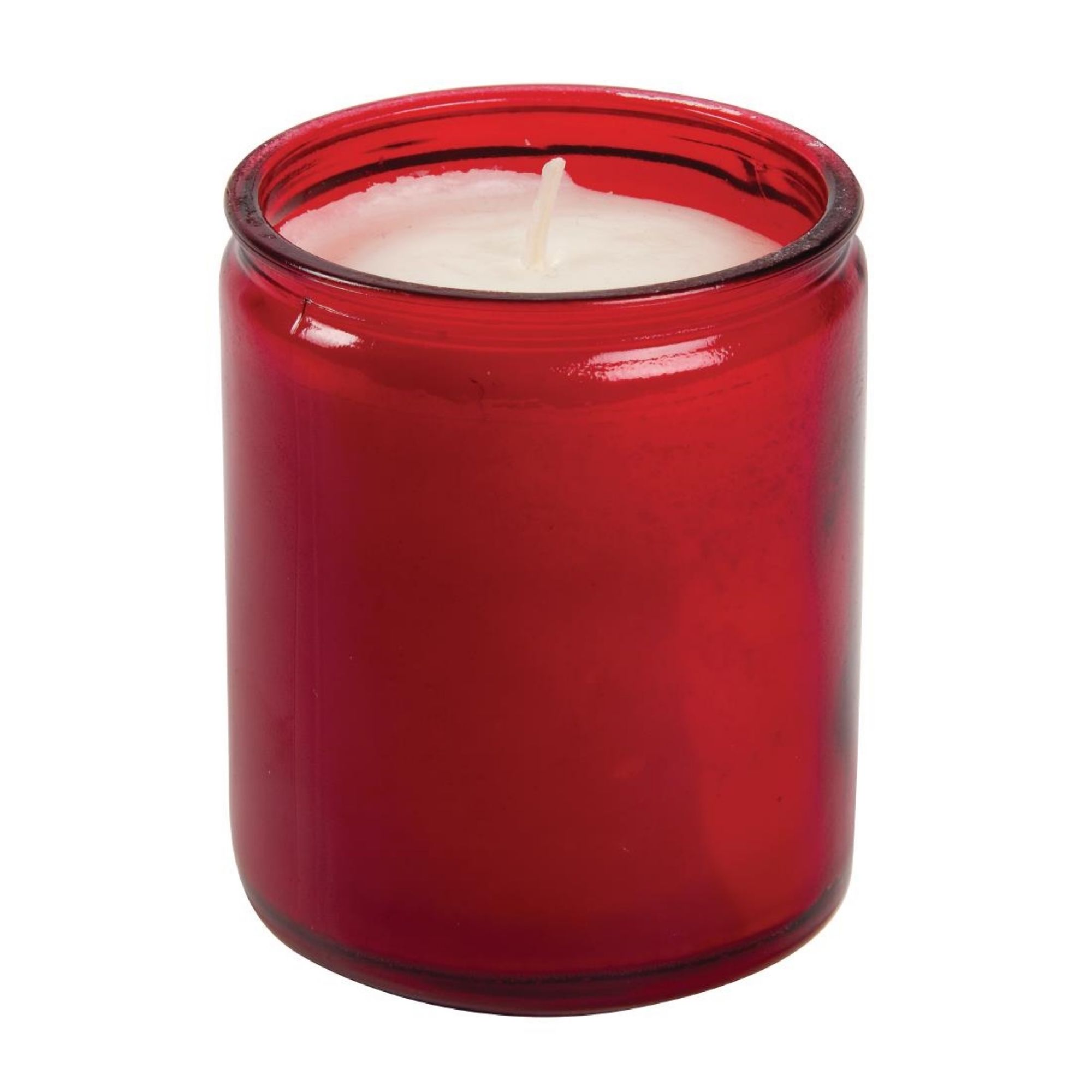 Picture of Bolsius Star Light Red Glass Candle Jars (8 pack) - GJ468